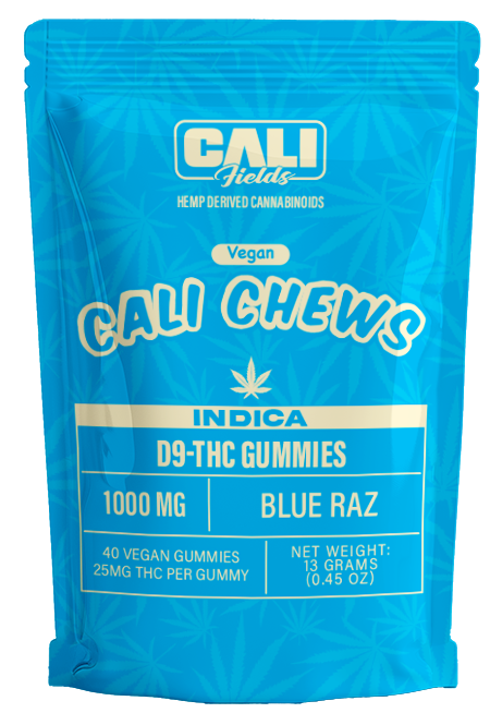Cali Chews D9 THC Gummies - 25mg per - 40 CT Bag