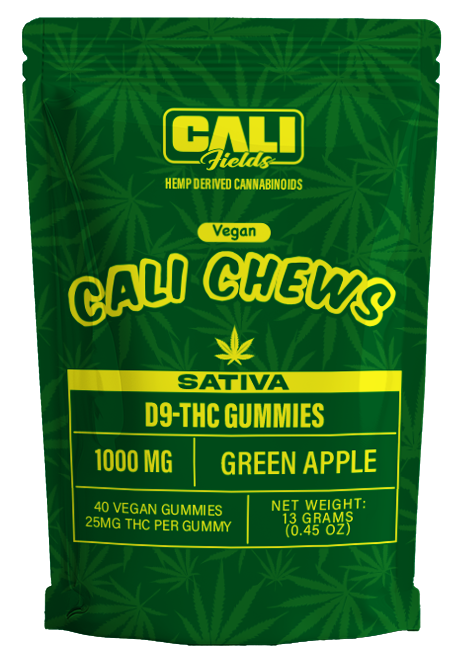 Cali Chews D9 THC Gummies - 25mg per - 40 CT Bag