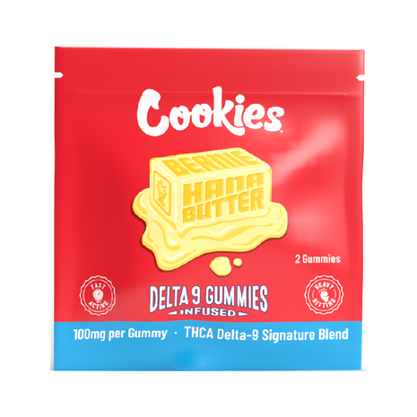 Cookies THCA Delta 9 Infused Gummies - 100mg per - 2CT/30BAGS