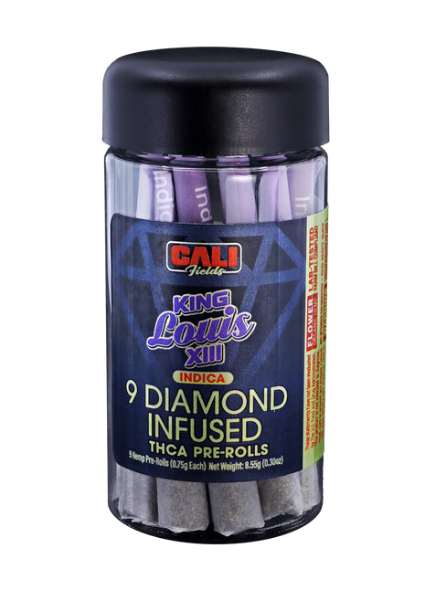 Cali Fields 9 Diamond Infused 0.75g Prerolls