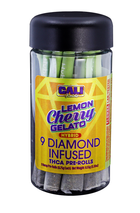 Cali Fields 9 Diamond Infused 0.75g Prerolls